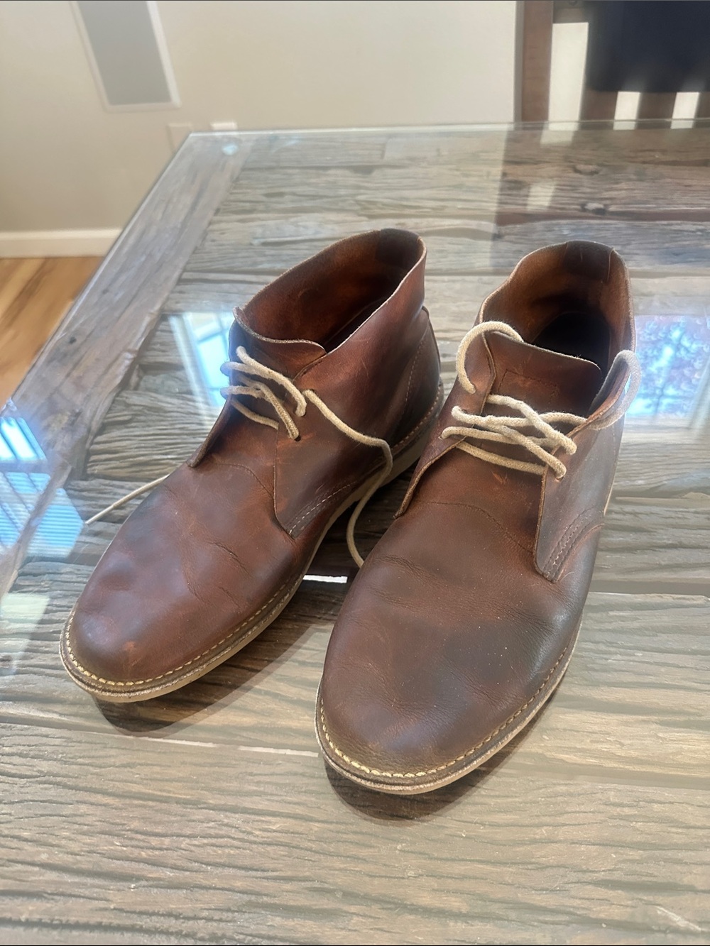 Red Wing Chaka boots size 10